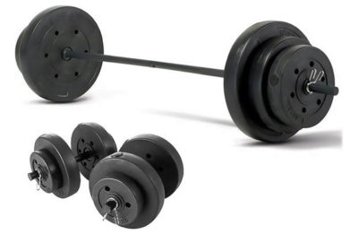 Marcy 50kg Barbell & Dumbbell Weight Set